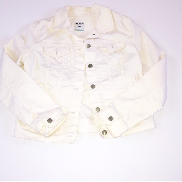 Old Navy Jackets & Blazers - Old Navy White  Jean Jacket !